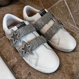 Vintage Havana "Iconic" Limited Edition Sparkle Star Sneakers White Sz 7.5